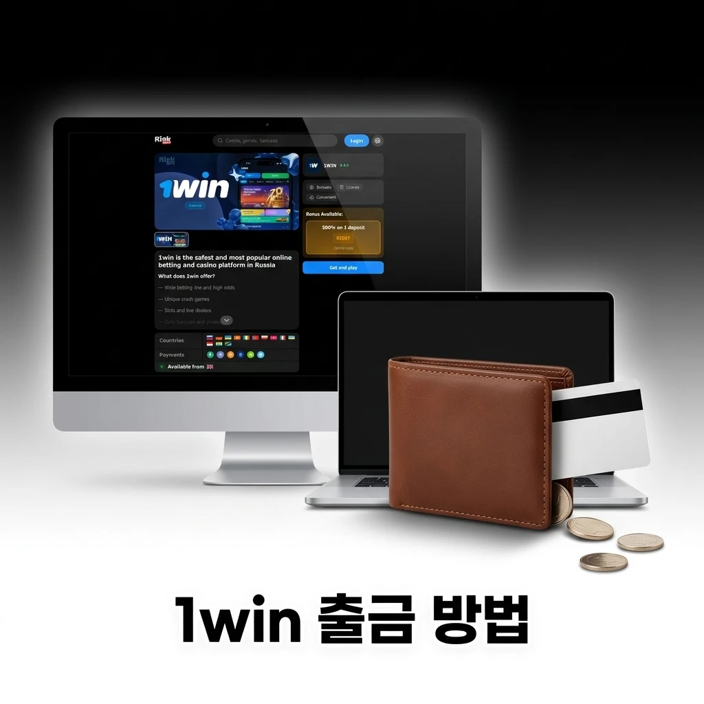 1win 출금 방법 단계별 안내: 로그인 후 출금 탭 선택, 결제 수단 입력 및 금액 설정