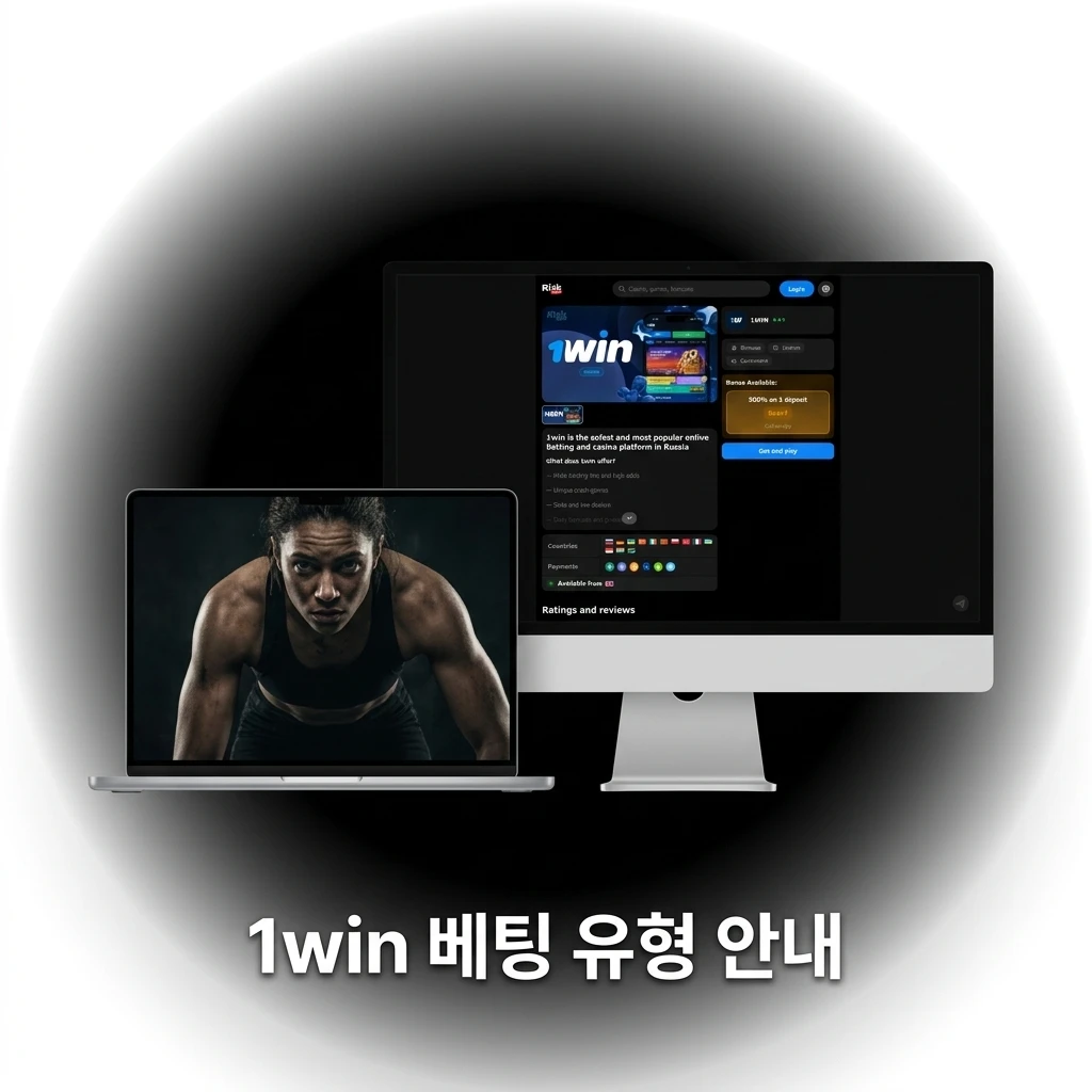 1win 베팅 유형: 단일, 익스프레스, 시스템 베팅 방식 비교 안내 이미지