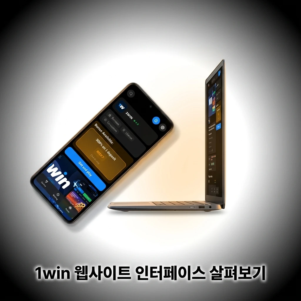 1win 공식 사이트 인터페이스 - 스포츠 베팅, 카지노, 라이브 카지노, 프로모션 메뉴 내비게이션