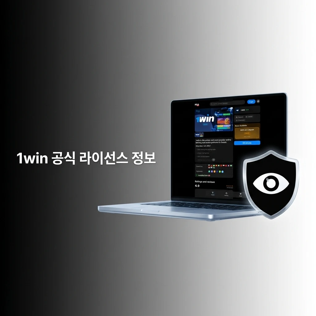 1win Curaçao eGaming 공식 라이선스 인증 마크 및 보안 시스템 안내