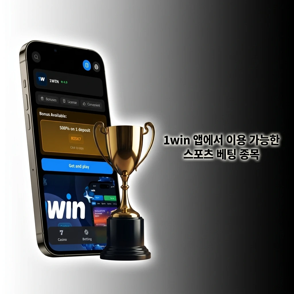 1win 앱 스포츠 베팅 종목: 축구, 야구, 농구, e스포츠, 테니스, 골프 등 다양한 경기 지원