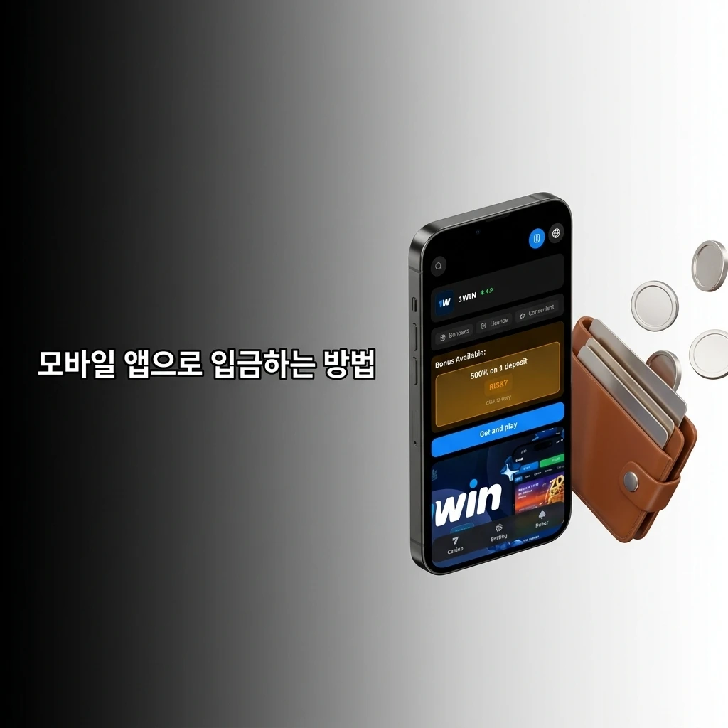 모바일 앱으로 입금하는 방법: 로그인 후 결제 수단 선택, 금액 입력, 확인 버튼으로 즉시 완료