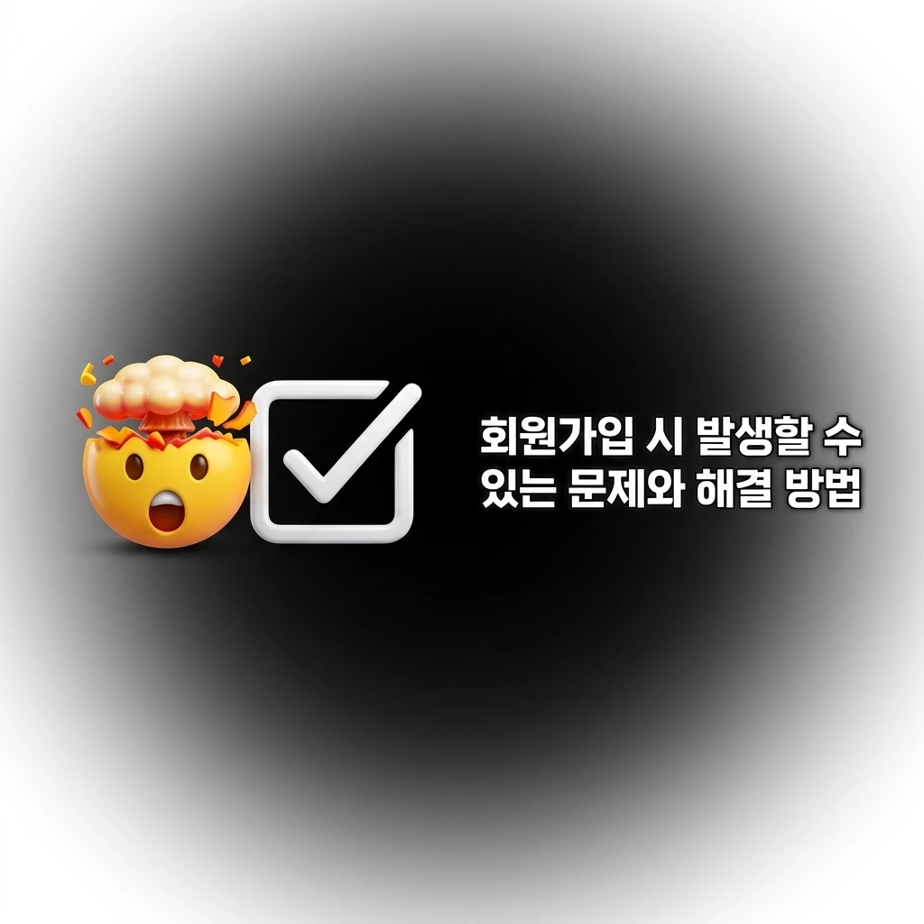 회원가입 문제 해결 방법 안내: 인증 코드 미수신, 이메일 중복, 양식 오류, 로그인 불가 등 해결책 제공