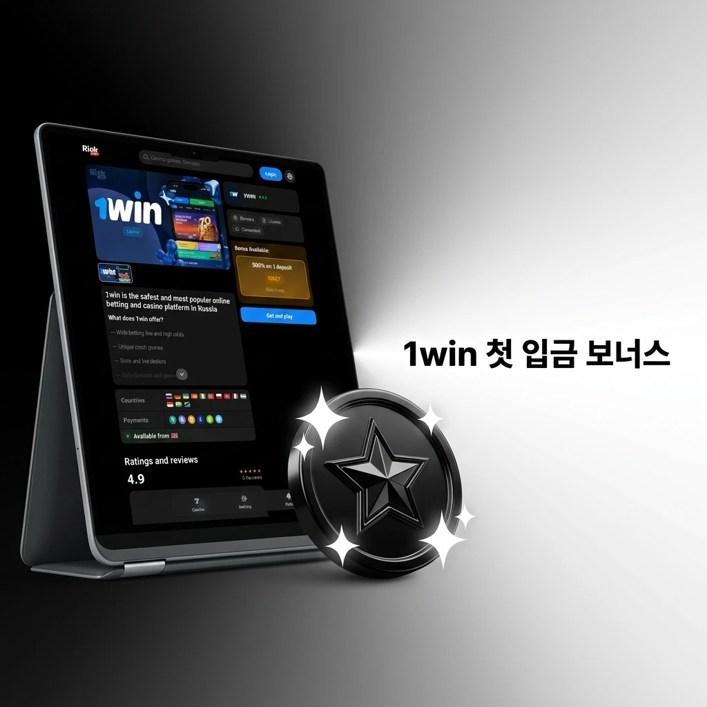 1win 첫 입금 보너스 최대 500% 웰컴 보너스와 500회 무료 스핀 혜택 안내