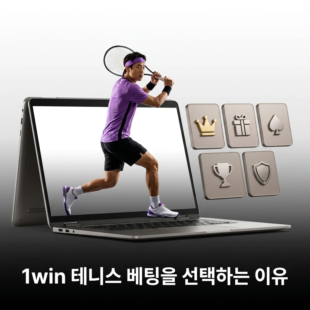 1win 테니스 베팅 플랫폼의 다양한 베팅 유형, 라이브 베팅, 경쟁력 있는 배당률 특징 소개