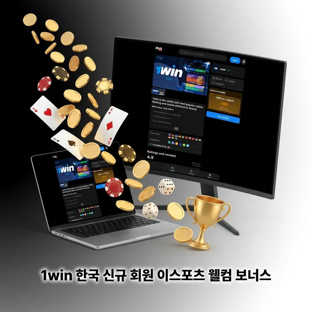 1win 한국 신규 회원 이스포츠 웰컴 보너스 최대 500% 및 500 FS 제공 안내