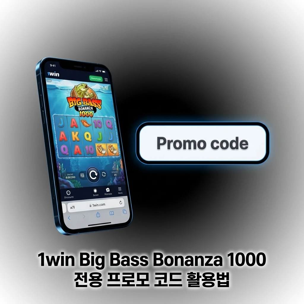 1win Big Bass Bonanza 1000 전용 프로모 코드 1WIN 입력으로 추가 보너스 혜택 받기