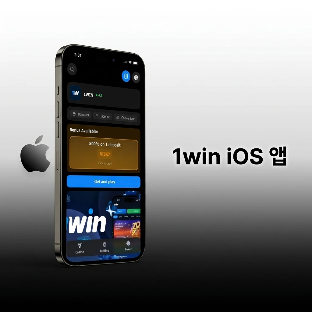 1win iOS 앱 아이폰 아이패드 무료 다운로드 베팅 카지노 게임 지원